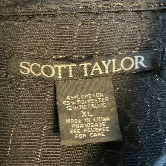 Chic Black Textured Women's Blazer - Picture 8 of 9